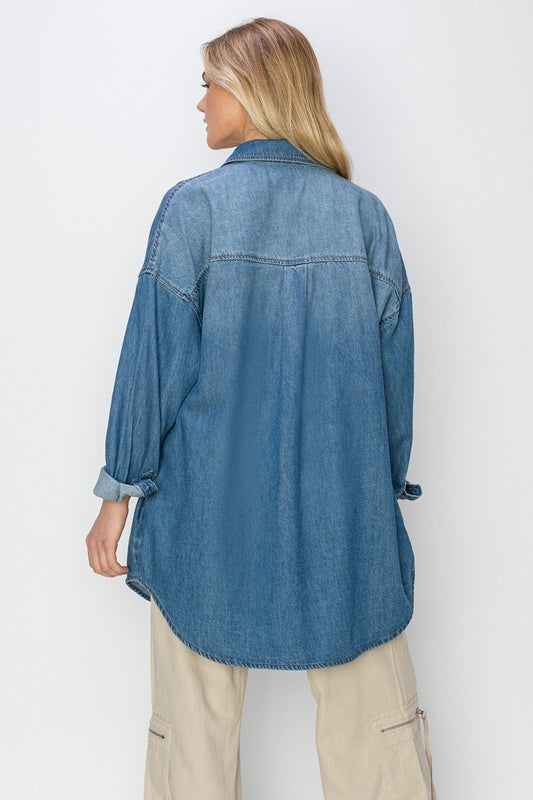 Oversized Denim Shirt/Jacket