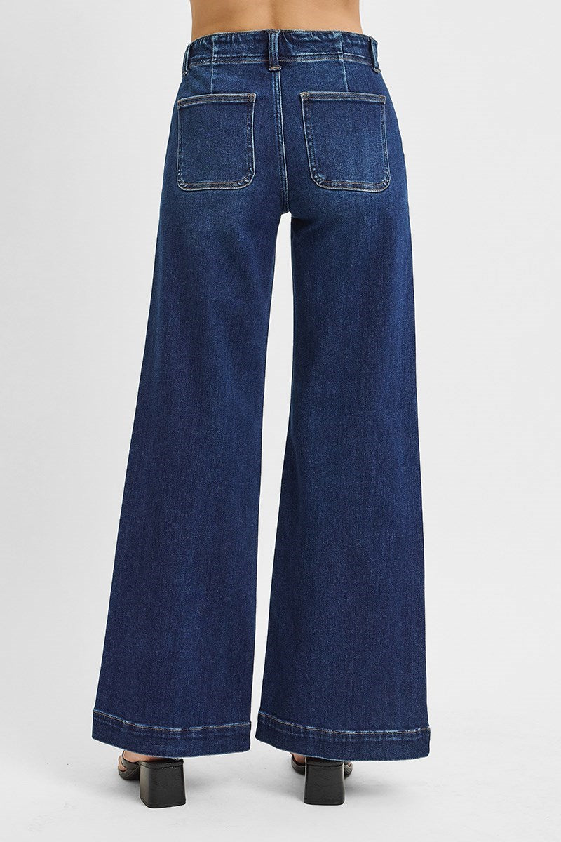 HR Wide Leg w Front Slit