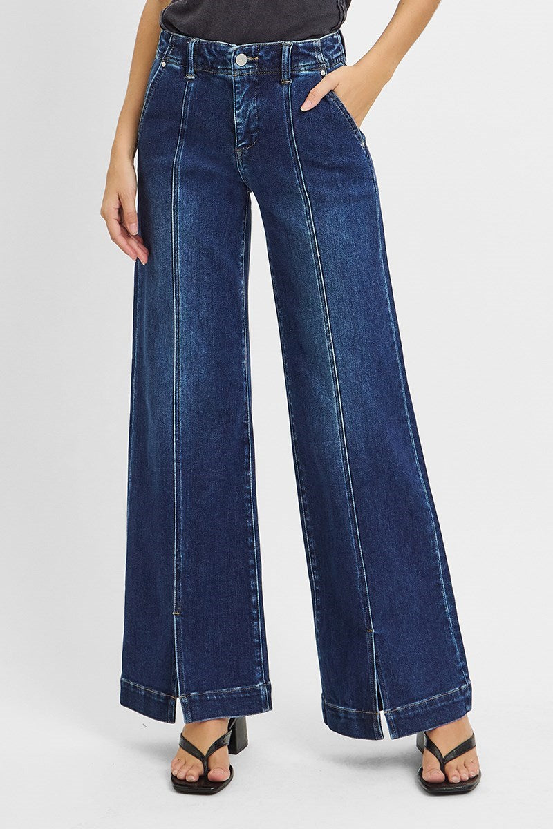 HR Wide Leg w Front Slit