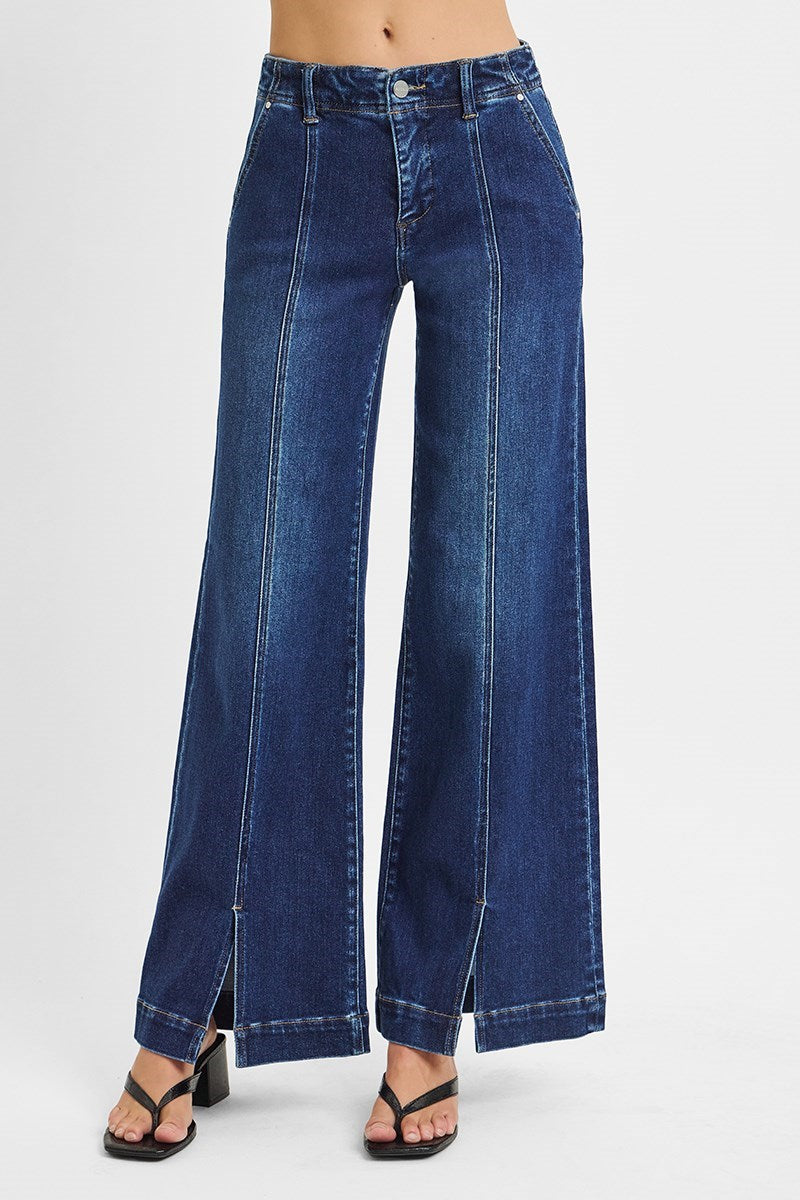 HR Wide Leg w Front Slit