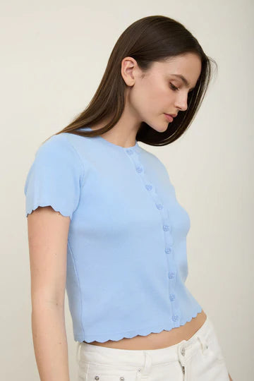 Lillette Scalloped Cardigan