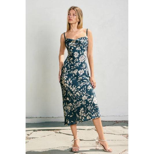 X Back Midi Dress
