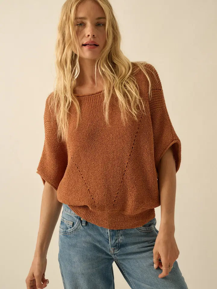 Pointelle Sweater