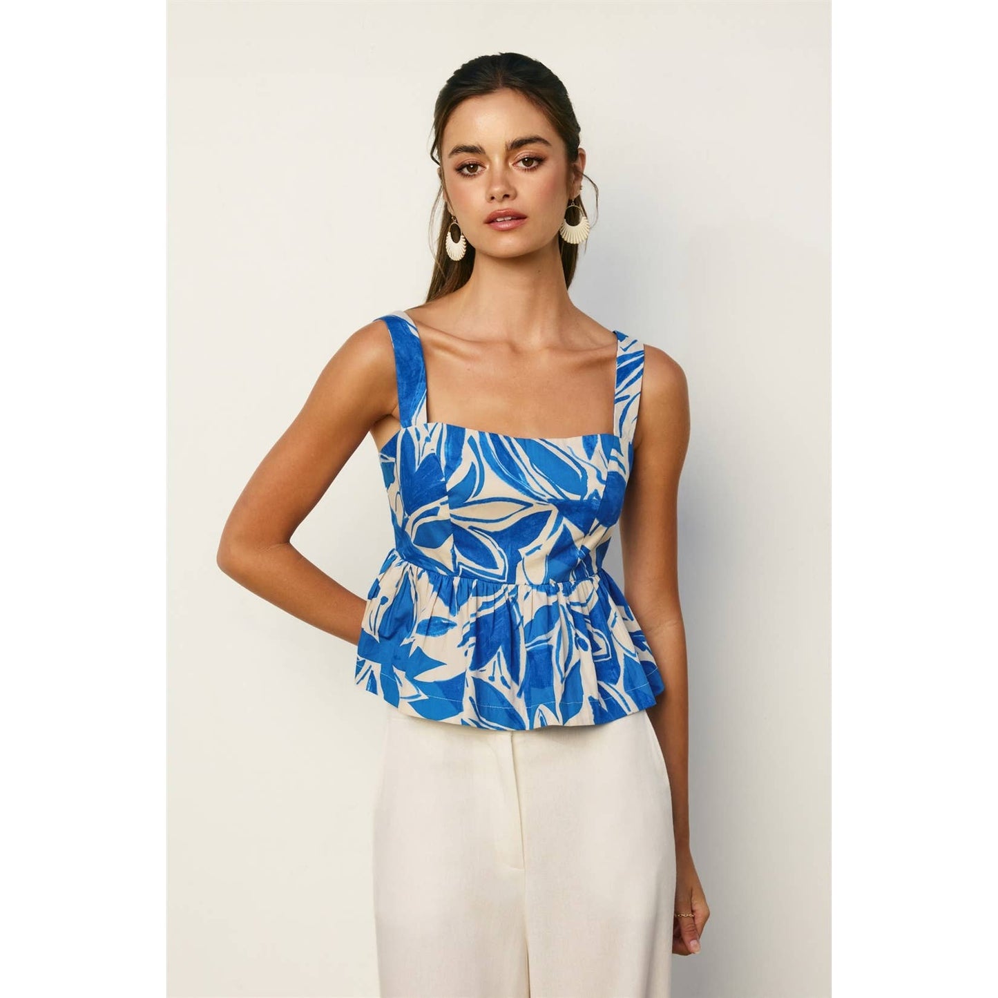 Oceana Peplum Top