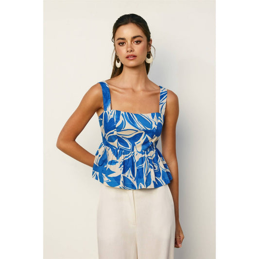 Oceana Peplum Top
