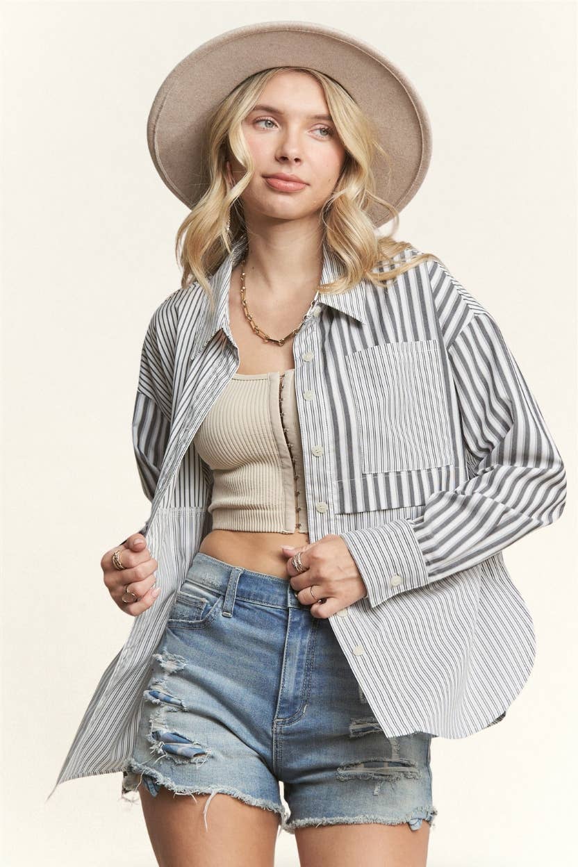 Walk The Line Blouse