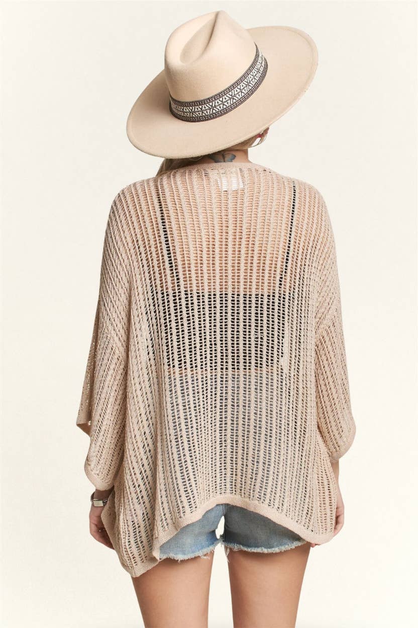 Fishnet Cardigan