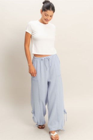 Gauze Tied Joggers