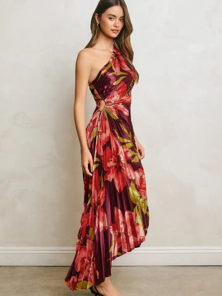 Athena One Shoulder Dress