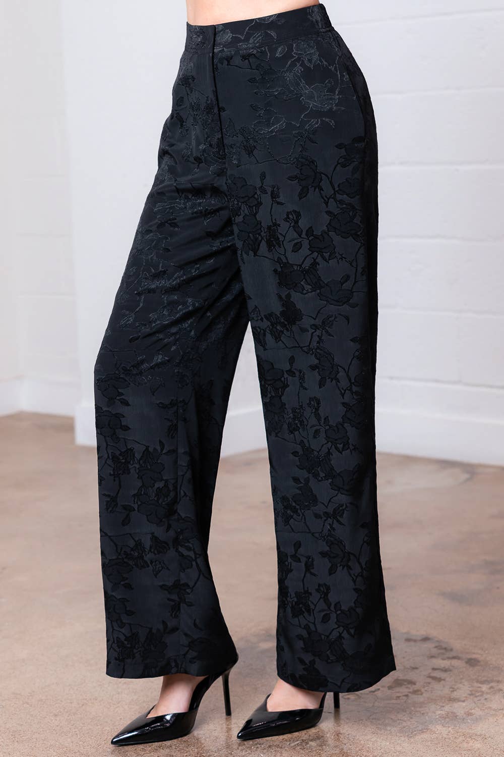 The Noir Jacquard Pant
