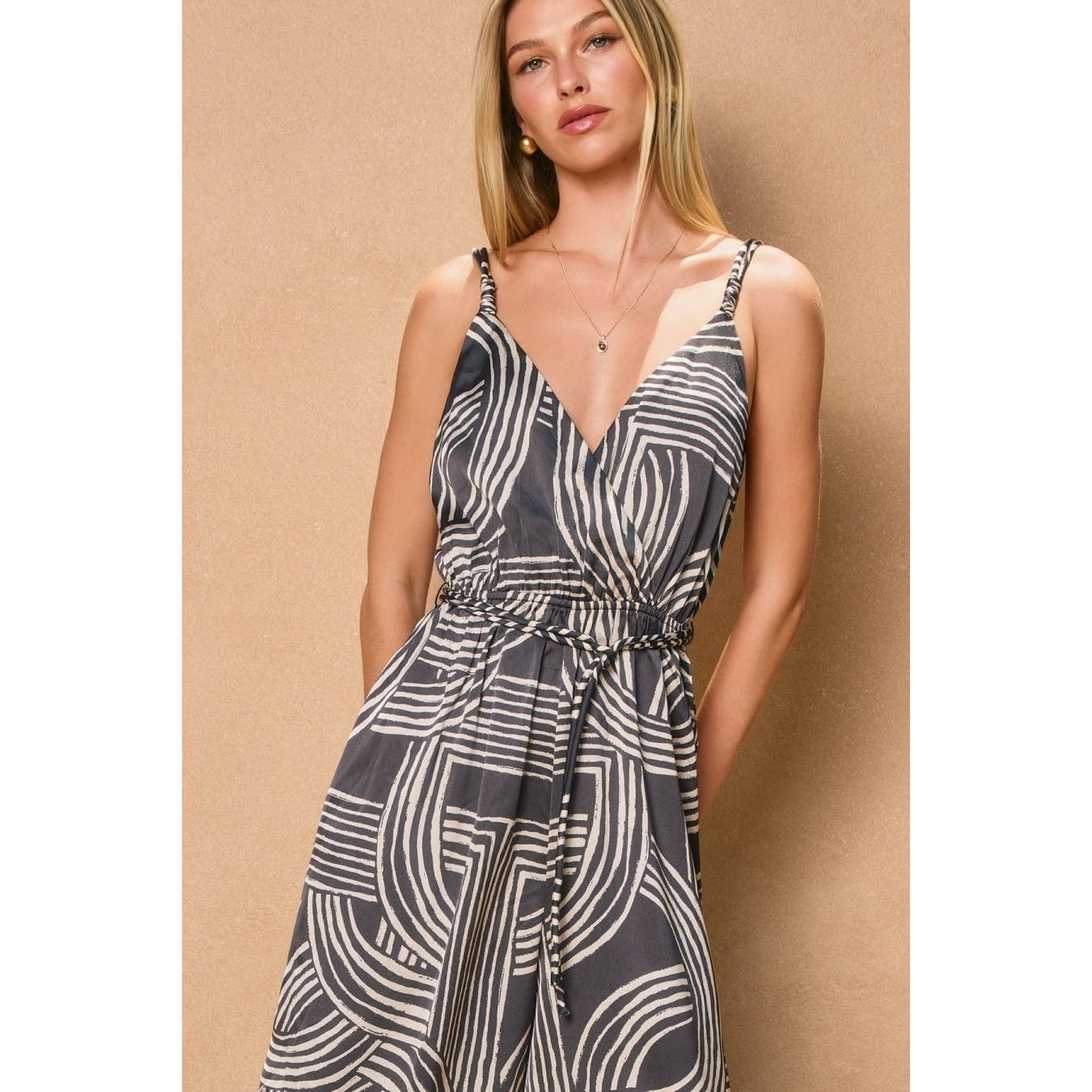 Monochrome MotionJumpsuit