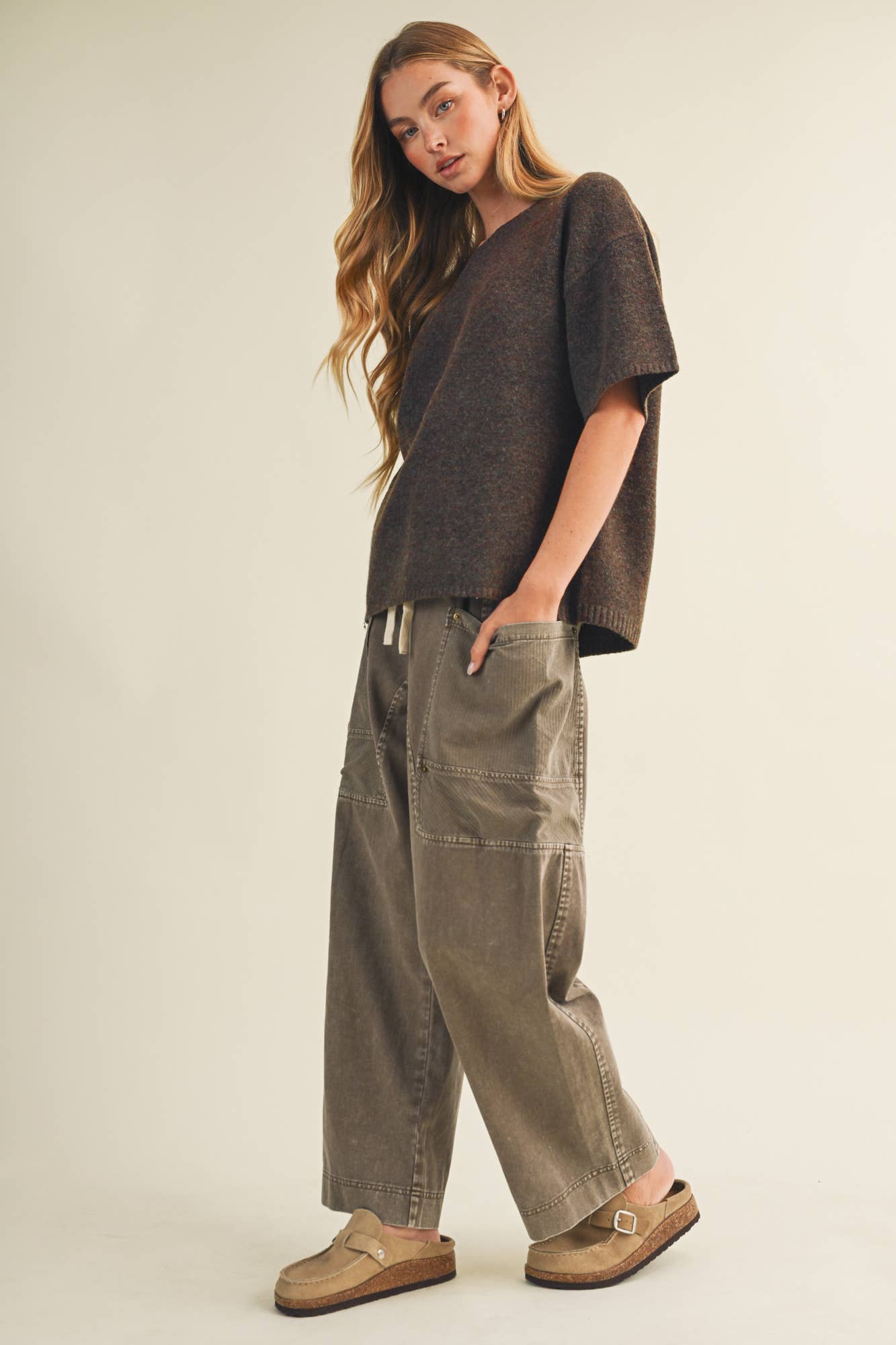 Drop-Shoulder Pullover