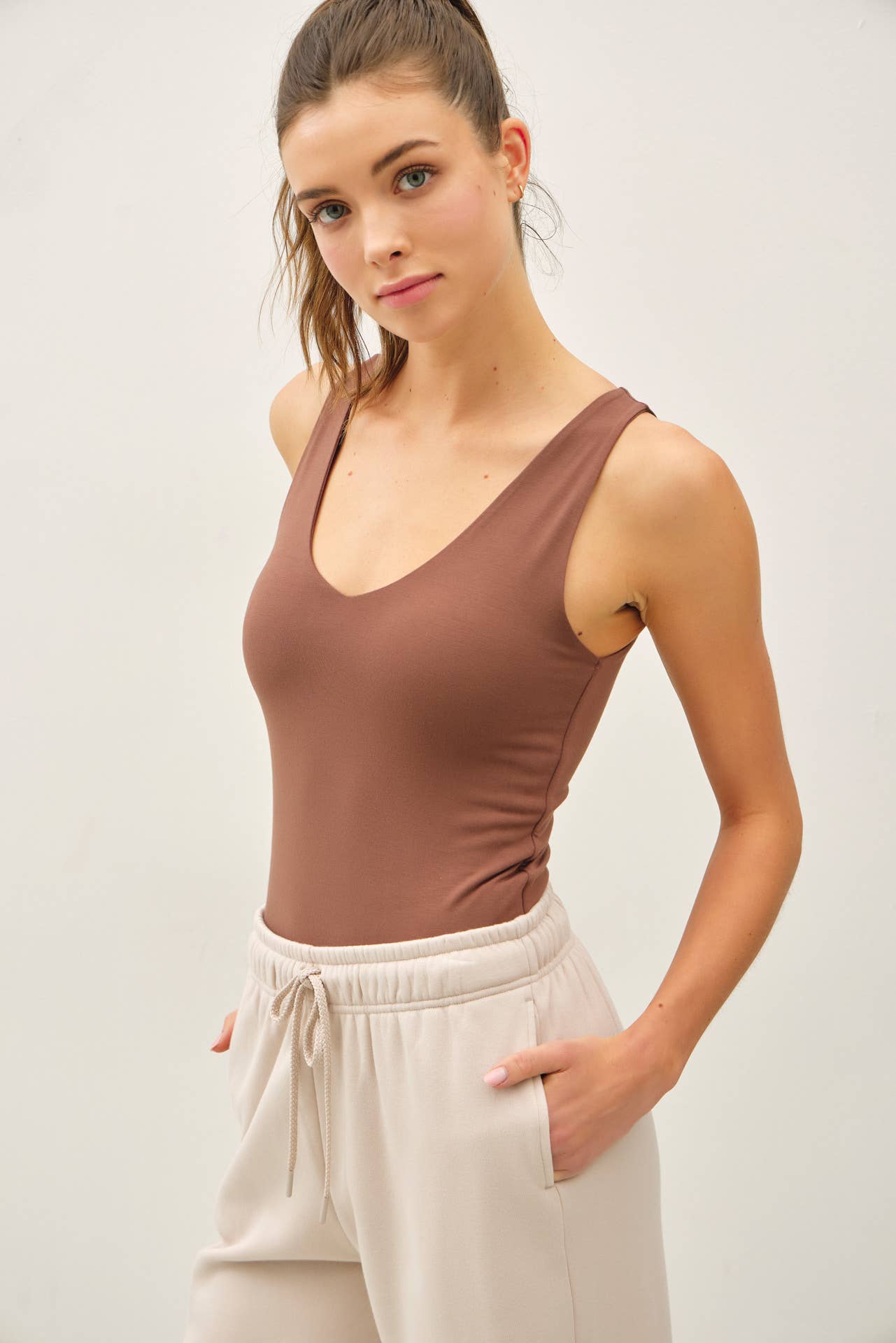 True V-neck Tank