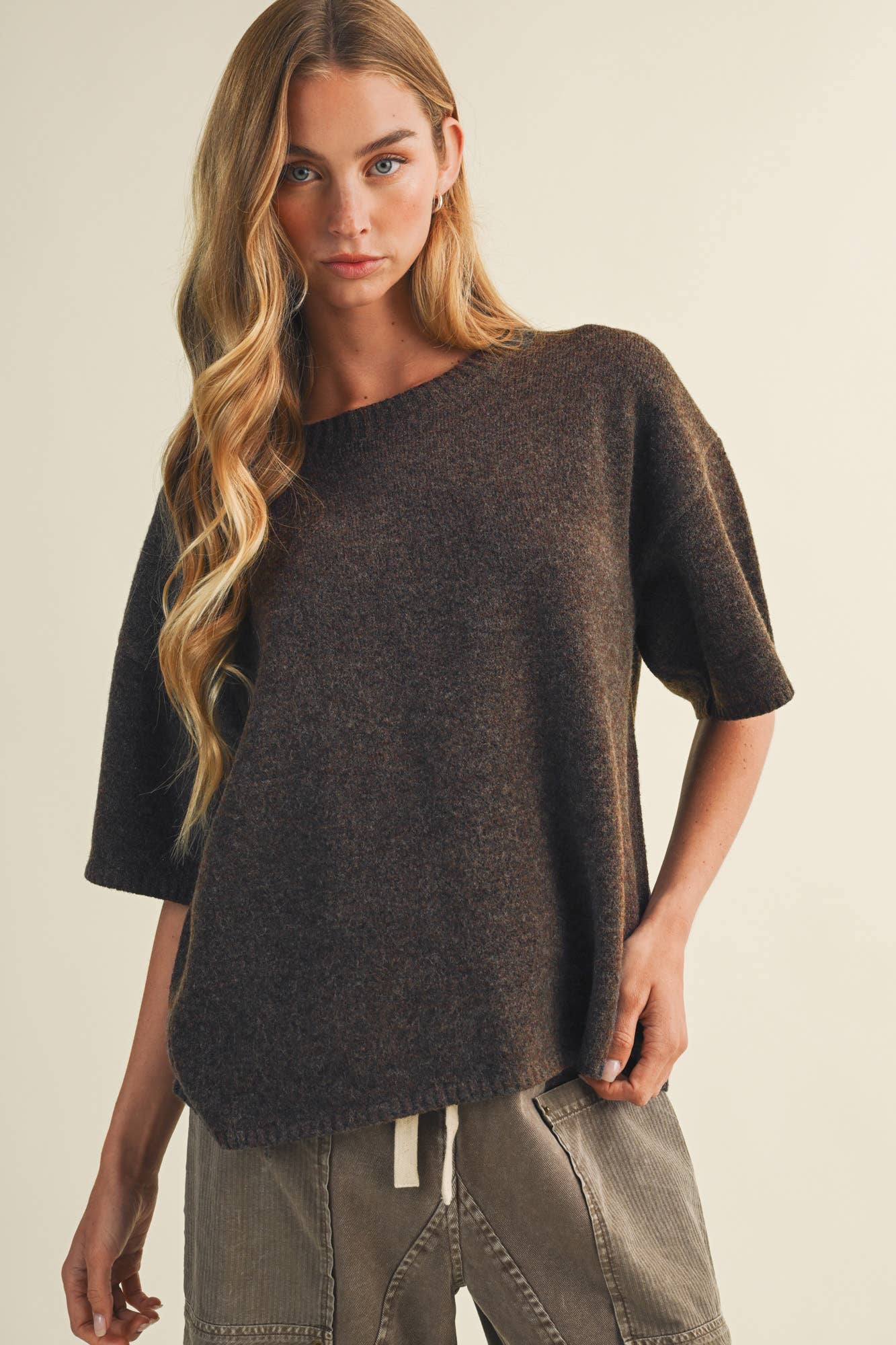 Drop-Shoulder Pullover