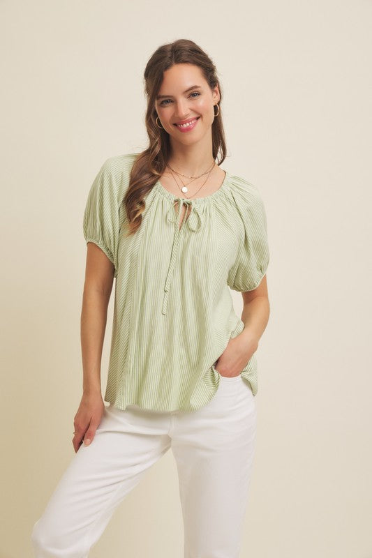 Riviera Stripe Blouse