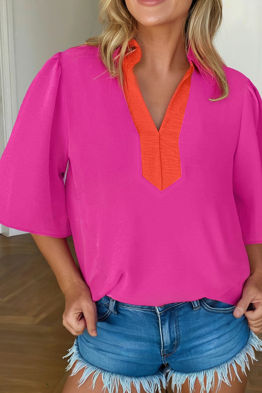Vivid Colorblock Top