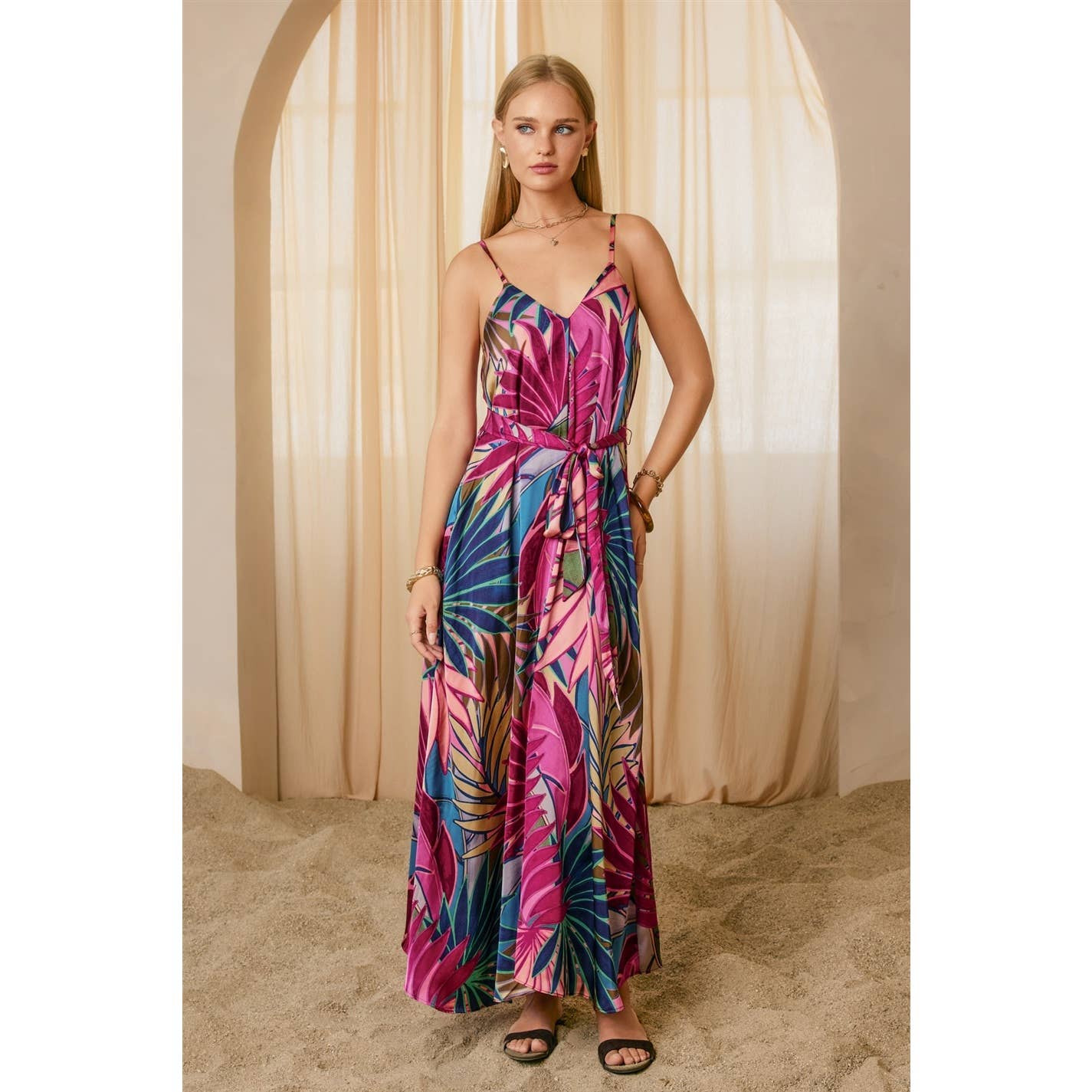 Finesse Extra Flared Maxi Dress