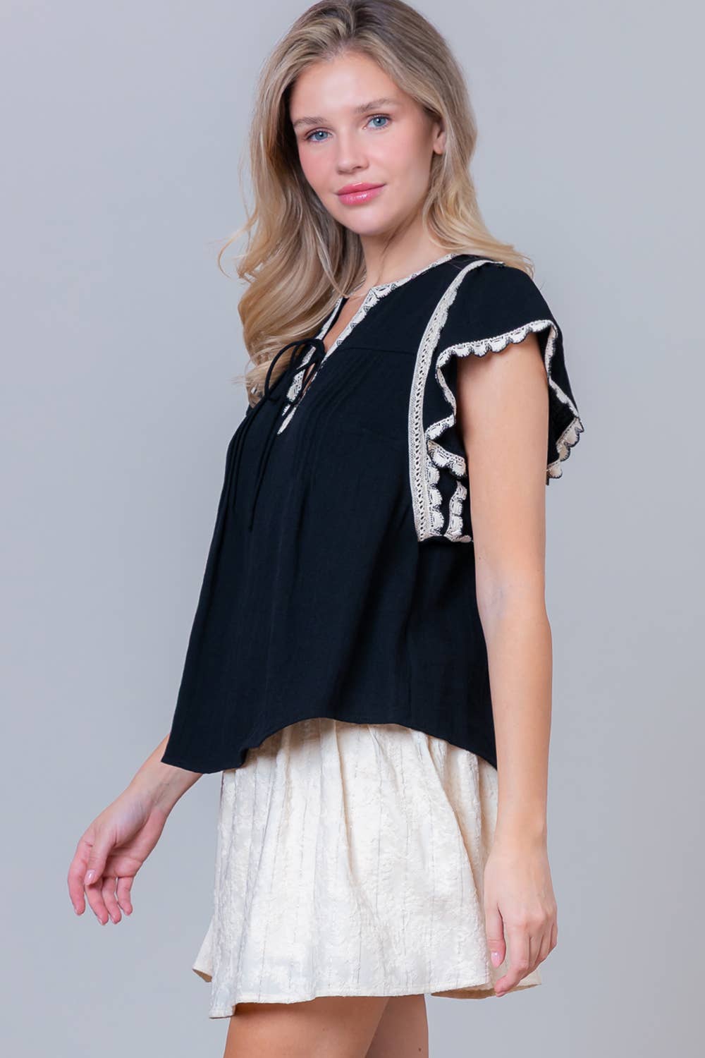 Alethia Ruffle and Crochet