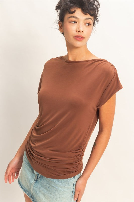 Cowl Back Tee