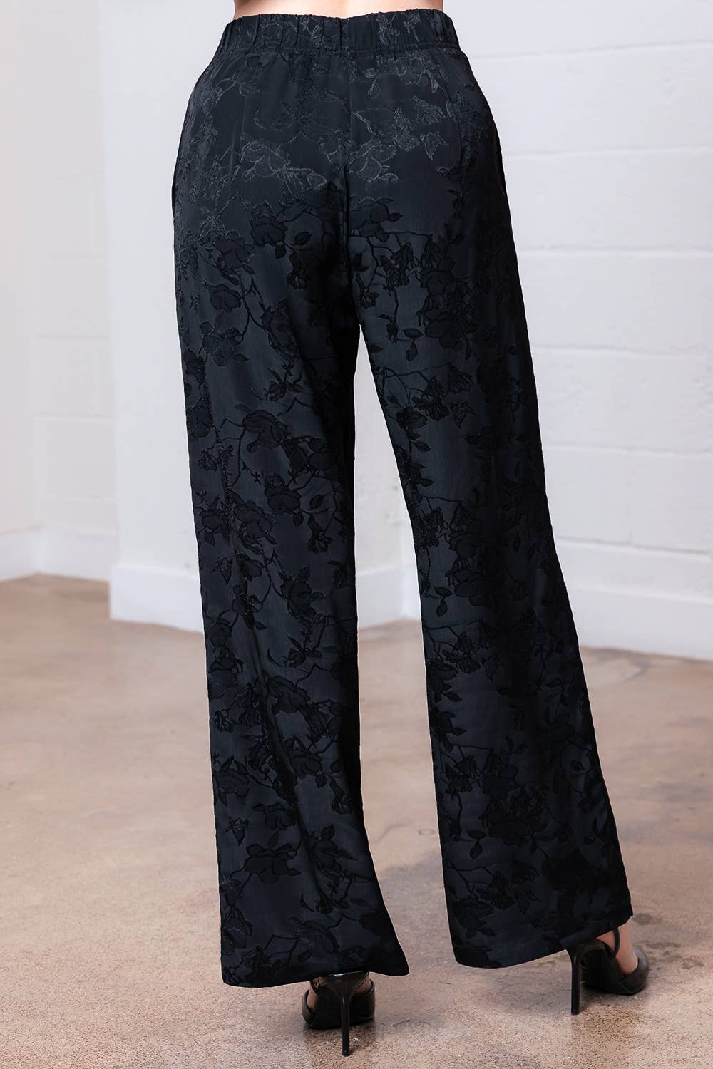 The Noir Jacquard Pant
