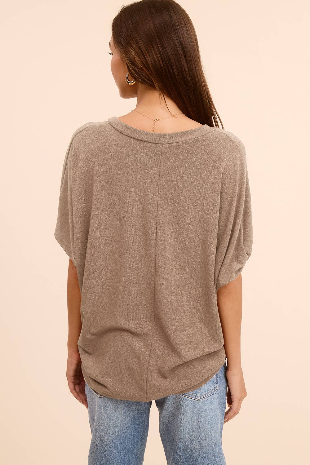 The Margot Crepe Hacci Dolman Top