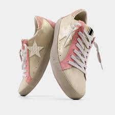 Paula Gold & Pink Sneaker