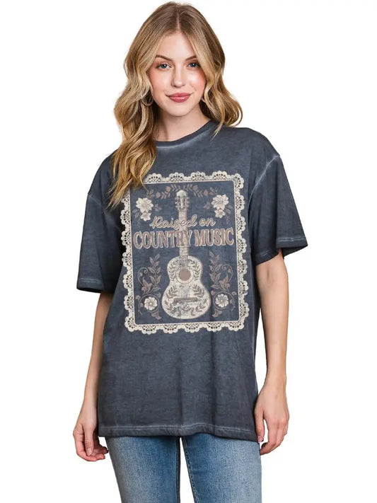 Raised on Country Music Tee