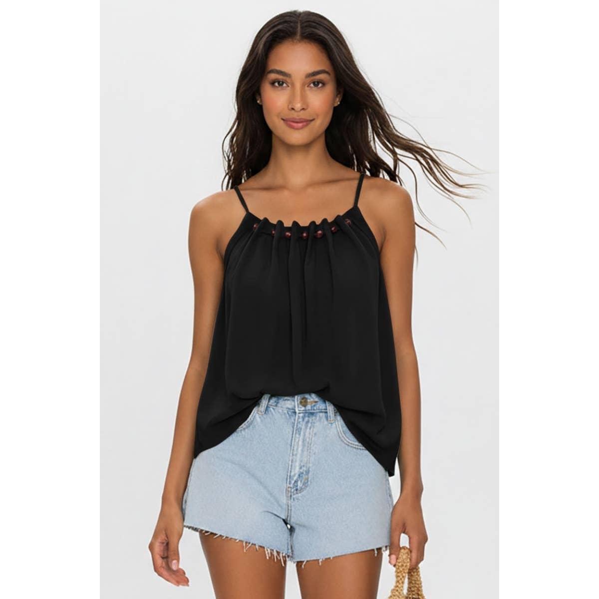 Bead Detail Tank Top