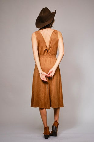 Kick It Up Suede Dress