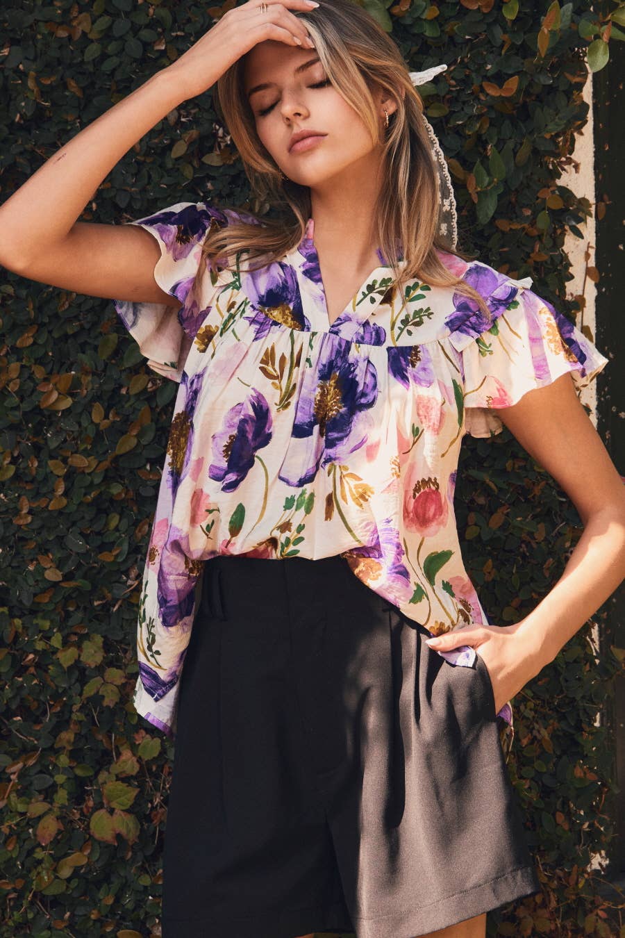 Violet Garden Blouse