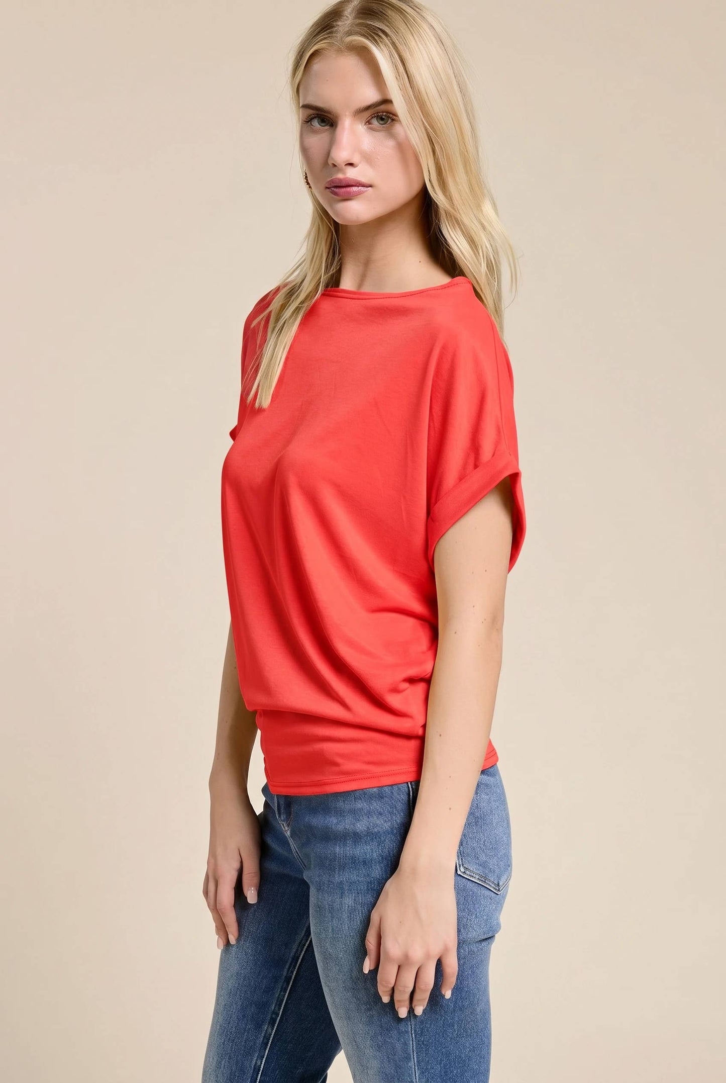 Kati Relaxed Dolman Sleeve Top