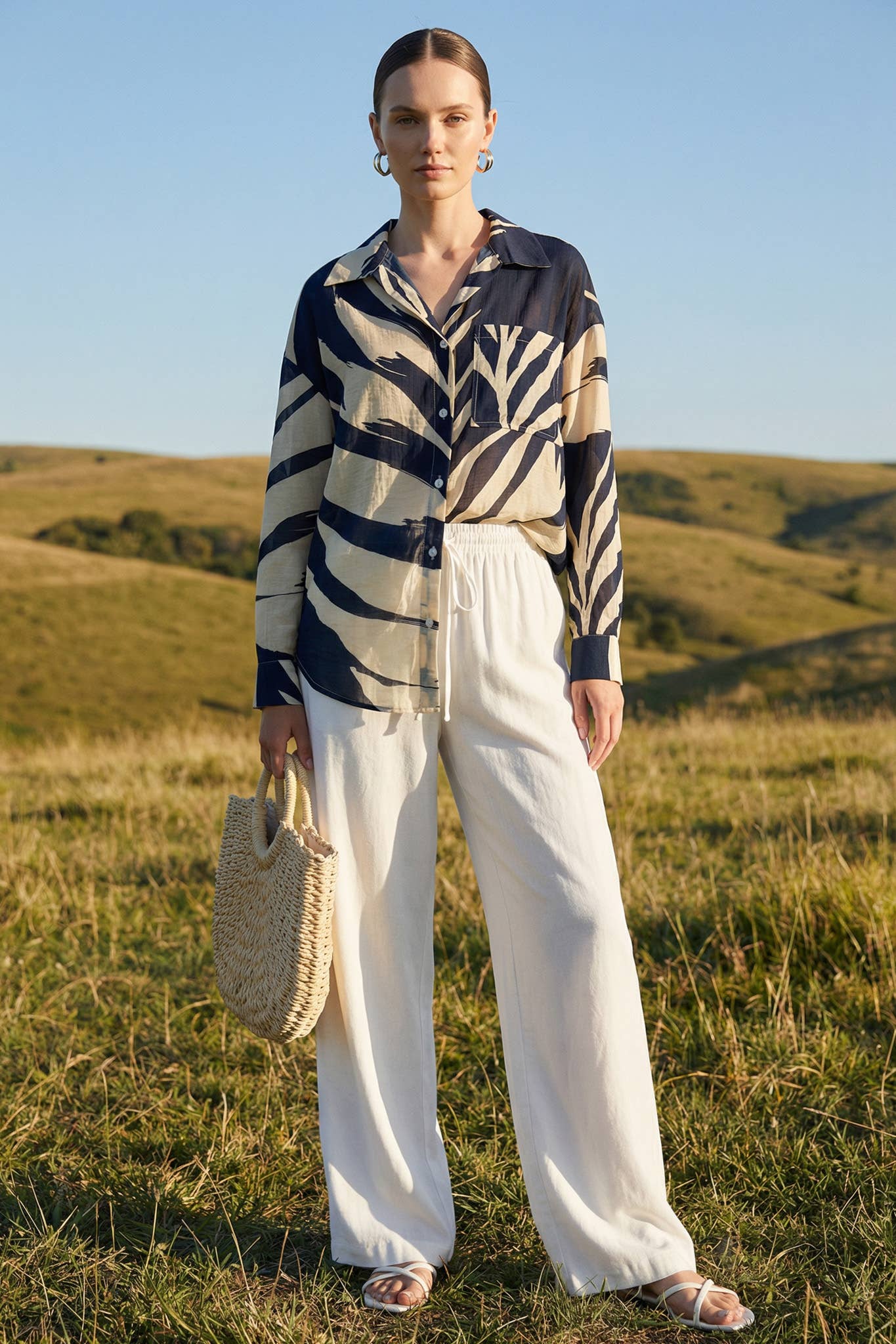 The Midnight Escape Button Down