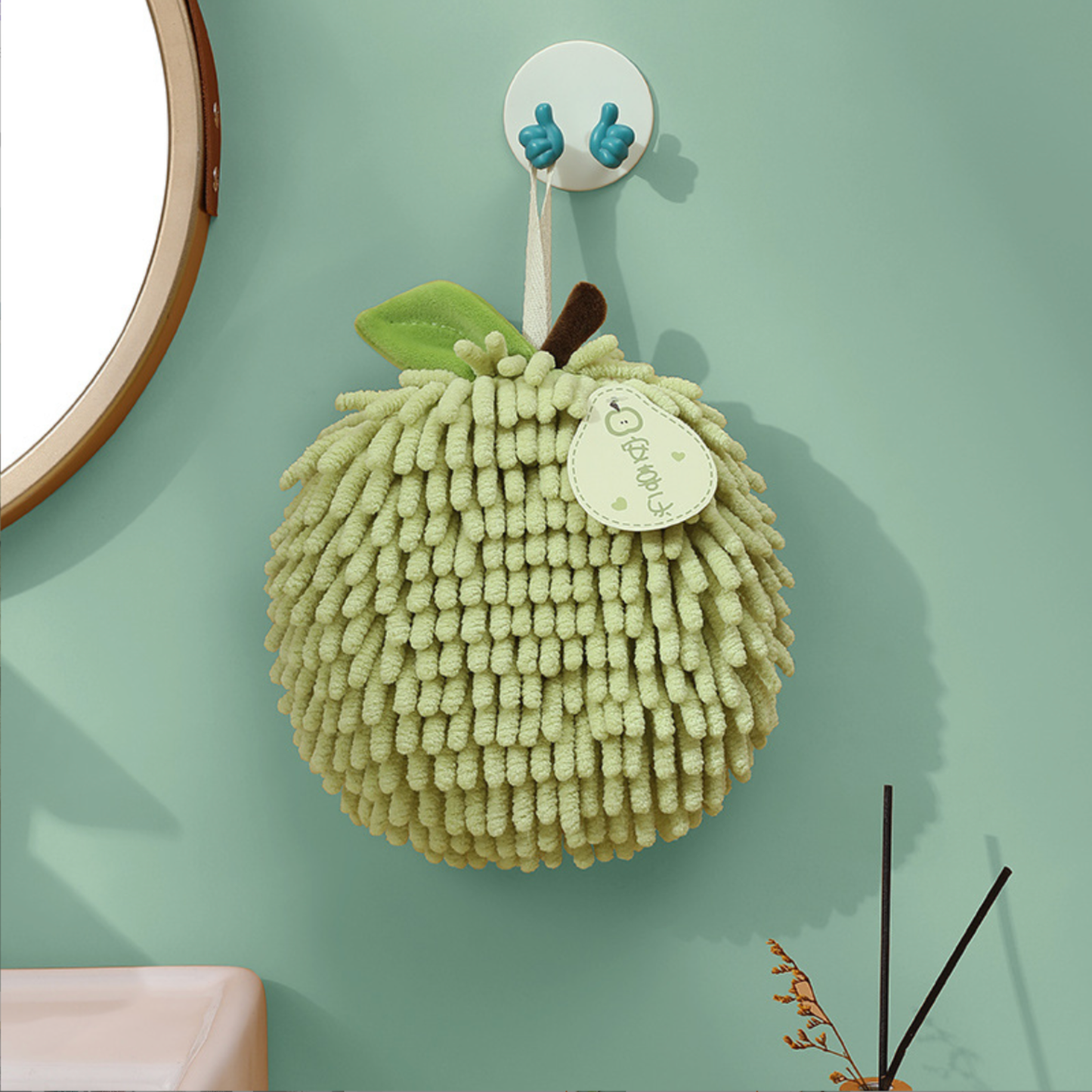 Chenille Hanging Hand Towels