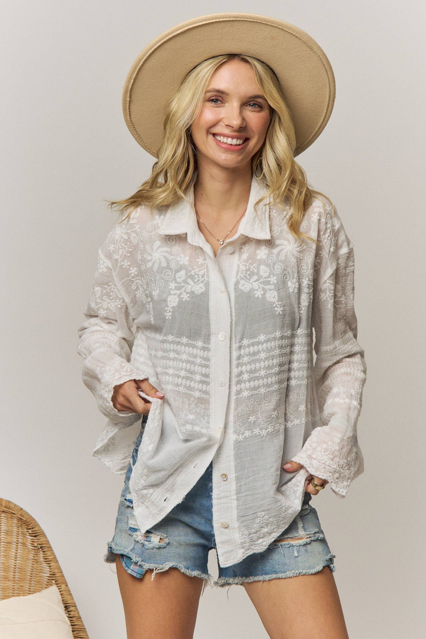 Felicity Sheer Blouse