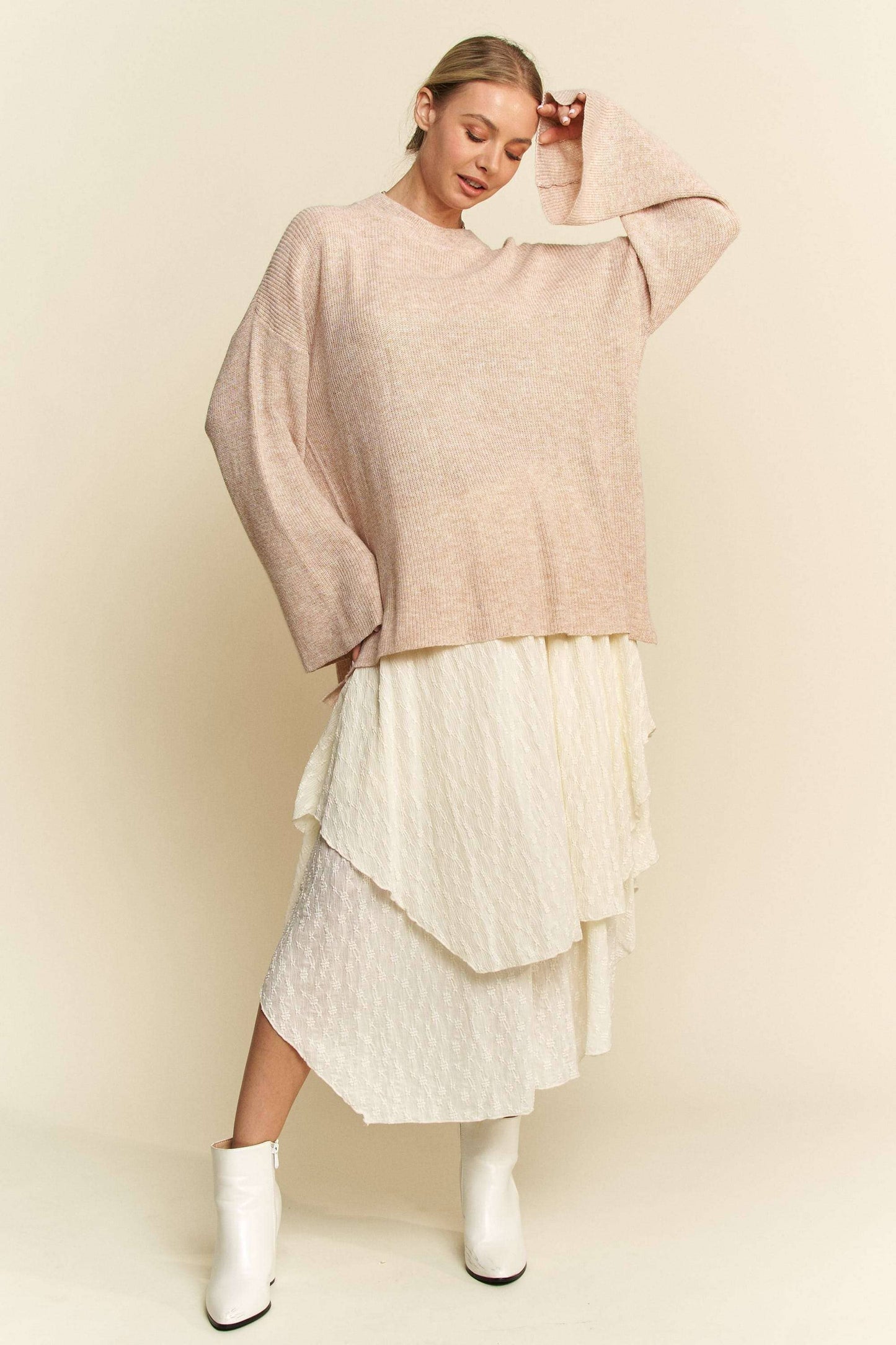 Devin Drop Shoulder Sweater