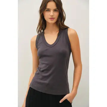 Ribbed V Tank