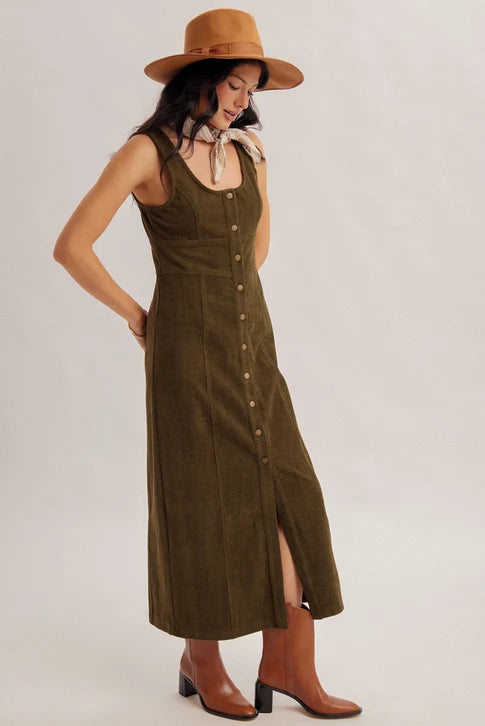 The Clover Corduroy Dress
