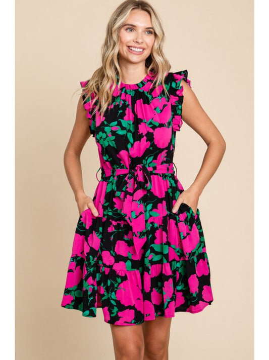 Pop of Pink Dress